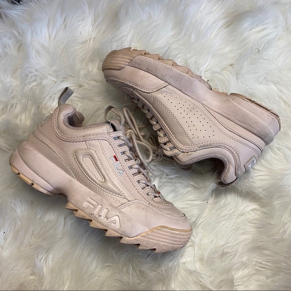 fila shoes baby pink